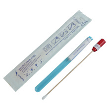 Wholesale Sterile Transport Collection Wooden swabs stick with PP tube